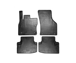 Cik - ΠΑΤΑΚΙΑ ΑΥΤΟΚΙΝΗΤΟΥ ΑΠΟ ΛΑΣΤΙΧΟ ΓΙΑ AUDI A3 8Y 4D / 5D 2020+ ΣΕ ΜΑΥΡΟ ΧΡΩΜΑ ΜΕ ΚΟΥΜΠΩΜΑΤΑ - 4 ΤΕΜ. (RM.AU.0015/CK)