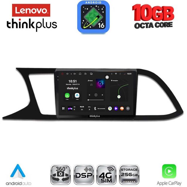 LENOVO LTM 11575_CPA (9inc) MULTIMEDIA TABLET for SEAT LEON mod. 2012-2021