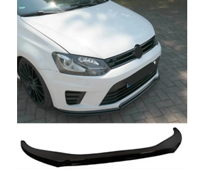 Lip spoiler μαύρο πλαστικό γυαλιστερό - Vw Polo look R WRC 2009-2017
