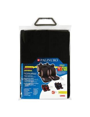 ΚΑΛΥΜΜΑΤΑ ΚΑΘΙΣΜΑΤΩΝ PALINURO SET 4ΤΕΜ. ΜΑΥΡΟ/ΓΚΡΙ
