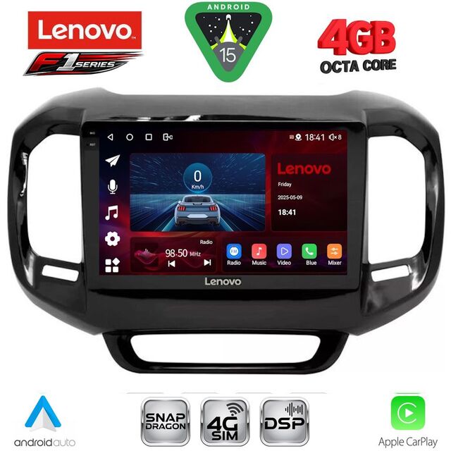 LENOVO SSQ 9127_CPA (9inc) MULTIMEDIA TABLET for FIAT TORO mod. 2017-2026