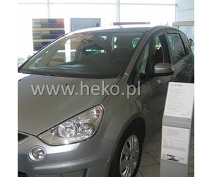 ΑΝΕΜΟΘΡΑΥΣΤΕΣ ΓΙΑ FORD S-MAX 5D 2006-2010 ΖΕΥΓΑΡΙ ΑΠΟ ΕΥΚΑΜΠΤΟ ΦΙΜΕ ΠΛΑΣΤΙΚΟ HEKO - 2 ΤΕΜ.