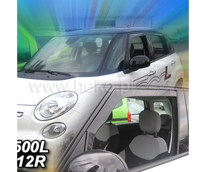 ΑΝΕΜΟΘΡΑΥΣΤΕΣ ΓΙΑ FIAT 500 L 5D 2012-2020 ΖΕΥΓΑΡΙ ΑΠΟ ΕΥΚΑΜΠΤΟ ΦΙΜΕ ΠΛΑΣΤΙΚΟ HEKO - 2 ΤΕΜ.