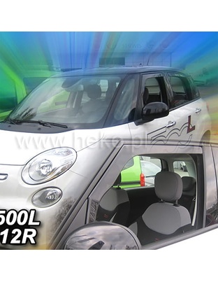ΑΝΕΜΟΘΡΑΥΣΤΕΣ ΓΙΑ FIAT 500 L 5D 2012-2020 ΖΕΥΓΑΡΙ ΑΠΟ ΕΥΚΑΜΠΤΟ ΦΙΜΕ ΠΛΑΣΤΙΚΟ HEKO - 2 ΤΕΜ.