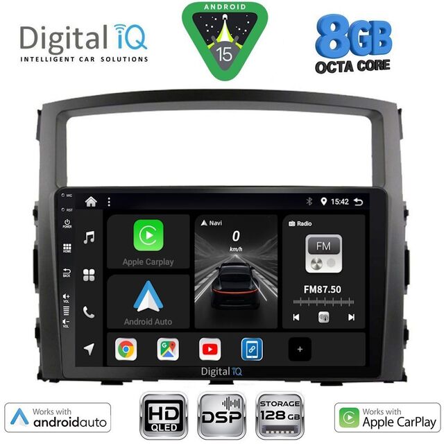 DIGITAL IQ BXF 7446_CPAA (9inc) MULTIMEDIA TABLET for MITSUBISHI PAJERO mod. 2006-2013