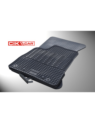 Cik - ΠΑΤΑΚΙΑ ΑΥΤΟΚΙΝΗΤΟΥ ΑΠΟ ΛΑΣΤΙΧΟ ΓΙΑ AUDI Q5 2008-2017 ΣΕ ΜΑΥΡΟ ΧΡΩΜΑ ΜΕ ΚΟΥΜΠΩΜΑΤΑ - 4 ΤΕΜ. (RM.AU.0005/CK)