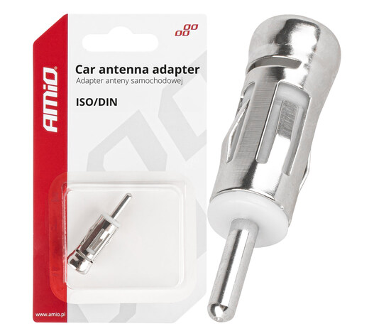 Amio - ΑΝΤΑΠΤΟΡΑΣ ΚΕΡΑΙΑΣ ISO>DIN - 1 ΤΕΜ. (03966/AM)