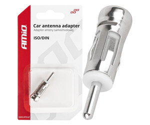 Amio - ΑΝΤΑΠΤΟΡΑΣ ΚΕΡΑΙΑΣ ISO>DIN - 1 ΤΕΜ. (03966/AM)