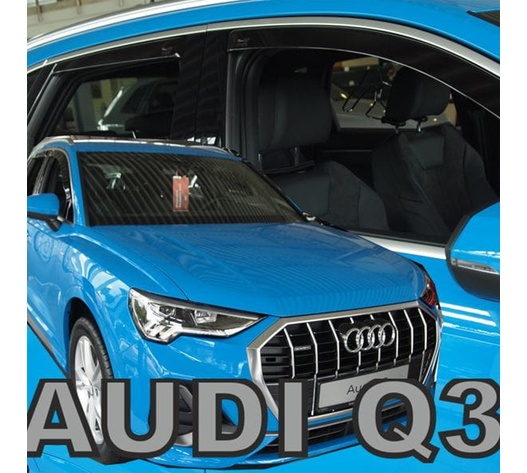 ΑΝΕΜΟΘΡΑΥΣΤΕΣ ΓΙΑ AUDI Q3 5D 2018+ ΣΕΤ ΑΥΤΟΚΙΝΗΤΟΥ ΑΠΟ ΕΥΚΑΜΠΤΟ ΦΙΜΕ ΠΛΑΣΤΙΚΟ HEKO - 4 ΤΕΜ.