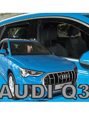 ΑΝΕΜΟΘΡΑΥΣΤΕΣ ΓΙΑ AUDI Q3 5D 2018+ ΣΕΤ ΑΥΤΟΚΙΝΗΤΟΥ ΑΠΟ ΕΥΚΑΜΠΤΟ ΦΙΜΕ ΠΛΑΣΤΙΚΟ HEKO - 4 ΤΕΜ.