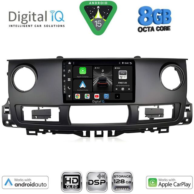 DIGITAL IQ BXF 18554_CPAA (10inc) MULTIMEDIA TABLET for RENAULT MASTER mod. 2003-2010