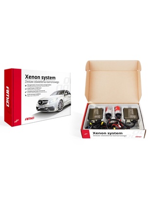Amio - Kit Xenon H7M 6000K 35W CANBUS 12V με S1068 ballast για ισχυρό λευκό φωτισμό και σταθερή λειτουργία χωρίς σφάλματα στο καντράν με μεγάλη διάρκεια ζωής - 1 Σετ (01910/AM)