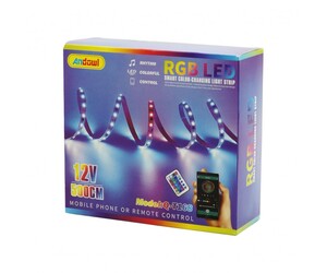 RGB ΤΑΙΝΙΑ LED 5M ANDOWL AN-Q-T168