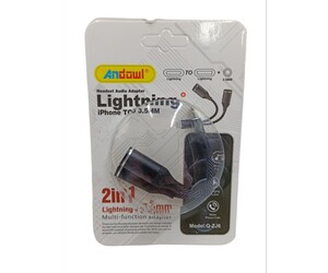 ΑΝΤΑΠΤΟΡΑΣ 2ΣΕ1 lightning ΣΕ lightning ANDOWL Q-ZJ6