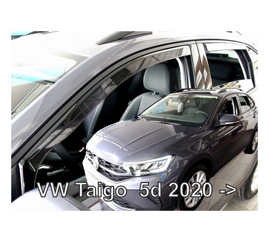 ΑΝΕΜΟΘΡΑΥΣΤΕΣ ΓΙΑ VW TAIGO 5D 2020+ ΣΕΤ ΑΥΤΟΚΙΝΗΤΟΥ ΑΠΟ ΕΥΚΑΜΠΤΟ ΦΙΜΕ ΠΛΑΣΤΙΚΟ HEKO - 4 ΤΕΜ.