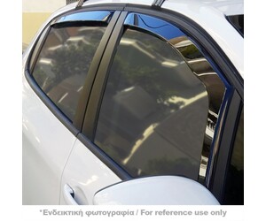 ΑΝΕΜΟΘΡΑΥΣΤΕΣ ΓΙΑ KIA OPTIMA (TF) 5D 2010-2015 ΣΕΤ ΑΥΤΟΚΙΝΗΤΟΥ ΑΠΟ ΕΥΚΑΜΠΤΟ ΦΙΜΕ ΠΛΑΣΤΙΚΟ HEKO - 4 ΤΕΜ.