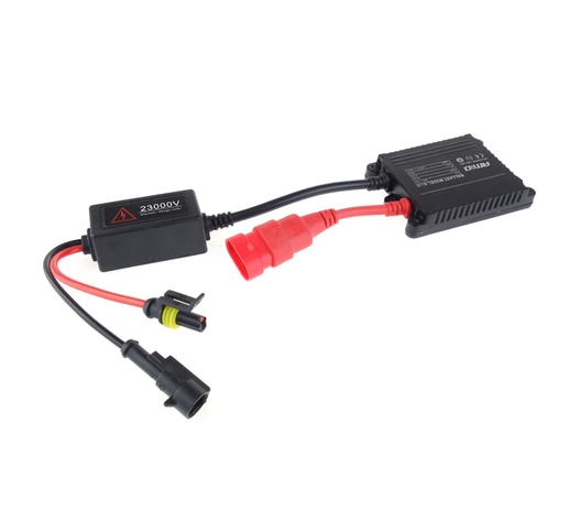 Amio - Kit Λάμπες Xenon H7M 6000K 35W 12V με SLIM ballast για ισχυρό λευκό φωτισμό δρόμου και σταθερή απόδοση με μεταλλική βάση και εύκολη εγκατάσταση - 1 Σετ (01949/AM)