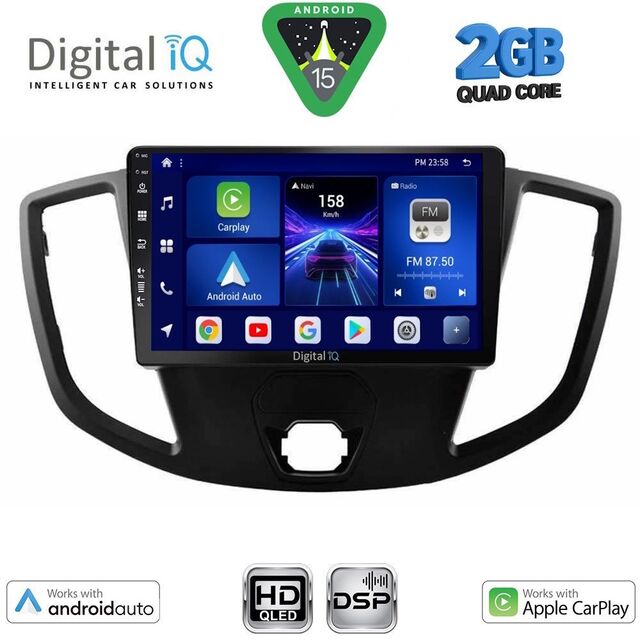 DIGITAL IQ BXC 3179_CPAA (9inc) MULTIMEDIA TABLET for FORD TRANSIT mod. 2014-2020