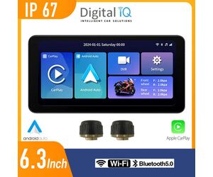 DIGITAL IQ PNA 6300_CPAA (6.3inc) MOTORCYCLE CARPLAY-ANDROID AUTO with TPMS
