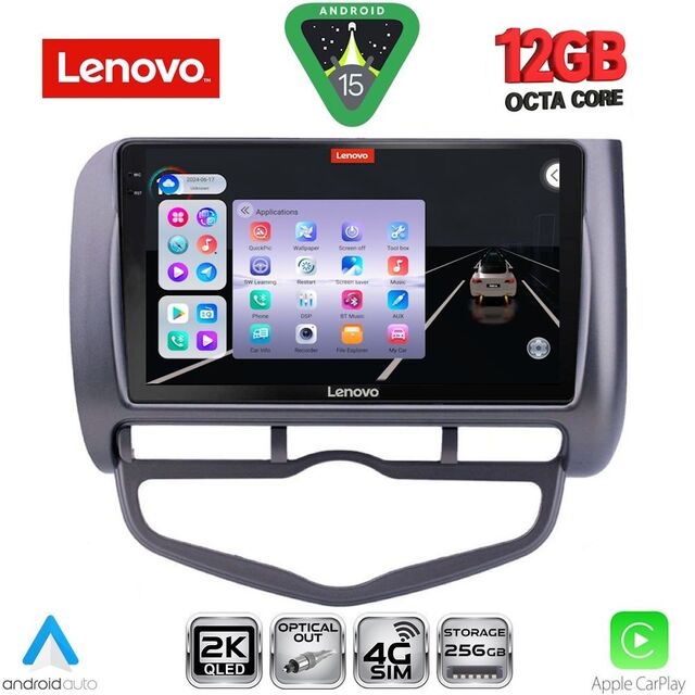 LENOVO SSZ 12210_CPA CLIMA (9inc) MULTIMEDIA TABLET for HONDA JAZZ mod. 2002-2008