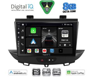 DIGITAL IQ BXF 7490_CPAA (9inc) MULTIMEDIA TABLET for OPEL CROSSLAND – GRANDLAND mod. 2017-2025