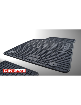Cik - ΠΑΤΑΚΙΑ ΑΥΤΟΚΙΝΗΤΟΥ ΑΠΟ ΛΑΣΤΙΧΟ ΓΙΑ AUDI Q5 2008-2017 ΣΕ ΜΑΥΡΟ ΧΡΩΜΑ ΜΕ ΚΟΥΜΠΩΜΑΤΑ - 4 ΤΕΜ. (RM.AU.0005/CK)