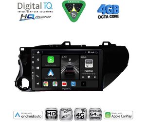 DIGITAL IQ BXK 19721_CPAA (10inc) MULTIMEDIA TABLET for TOYOTA HILUX mod. 2017-2026