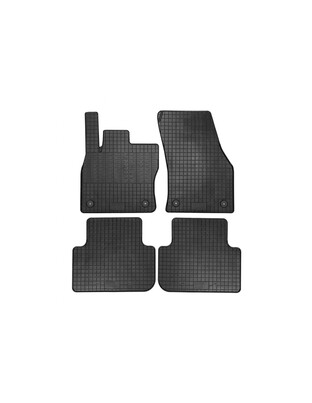 Cik - ΠΑΤΑΚΙΑ ΑΥΤΟΚΙΝΗΤΟΥ ΑΠΟ ΛΑΣΤΙΧΟ ΓΙΑ AUDI Q3 5D 2018+ ΣΕ ΜΑΥΡΟ ΧΡΩΜΑ ΜΕ ΚΟΥΜΠΩΜΑΤΑ - 4 ΤΕΜ. (RM.AU.0011/CK)