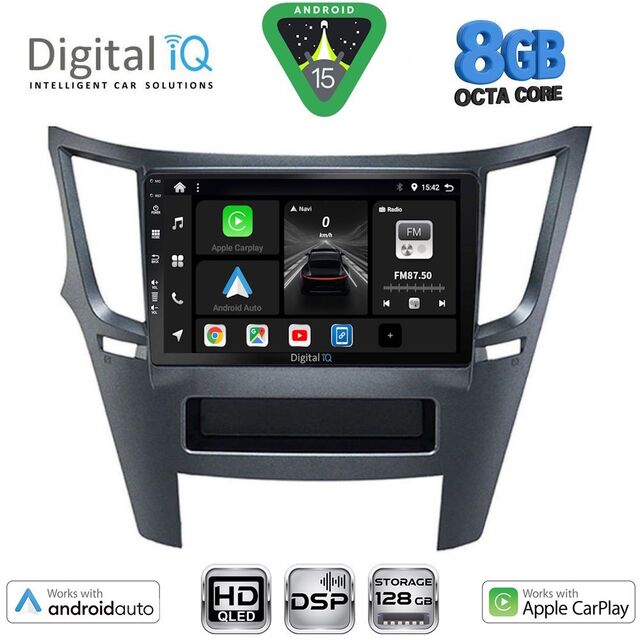 DIGITAL IQ BXF 18667_CPAA (9inc) MULTIMEDIA TABLET for SUBARU LEGACY - OUTBACK mod. 2009-2014