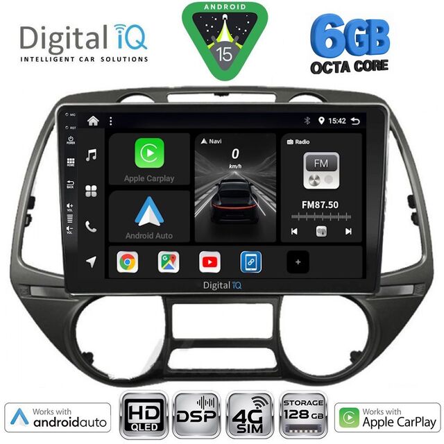 DIGITAL IQ BXF 17226_CPAA (9inc) MULTIMEDIA TABLET for HYUNDAI i20 mod. 2008-2014