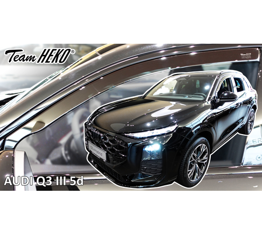 Heko - Ανεμοθραύστες Παραθύρων Για Audi Q3 2025 > 5πορτο υλικό Acrylic Χρώμα Φιμέ - 2 τεμ. (ΑΝΕΜ.20203)