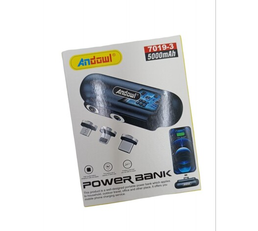 ΦΟΡΗΤΟ mini POWER BANK ANDOWL 7019-3