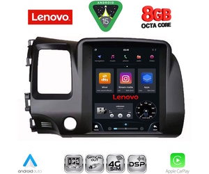 LENOVO SSW 10988_CPA TESLA STYLE for HONDA CIVIC 4D mod. 2006-2012