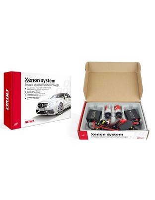Amio - Kit Λάμπες Xenon H7M 6000K 35W 12V με SLIM ballast για ισχυρό λευκό φωτισμό δρόμου και σταθερή απόδοση με μεταλλική βάση και εύκολη εγκατάσταση - 1 Σετ (01949/AM)