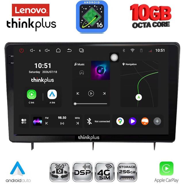 LENOVO LTM 11192_CPA (10inc) MULTIMEDIA TABLET for HONDA CIVIC mod. 2022-2026