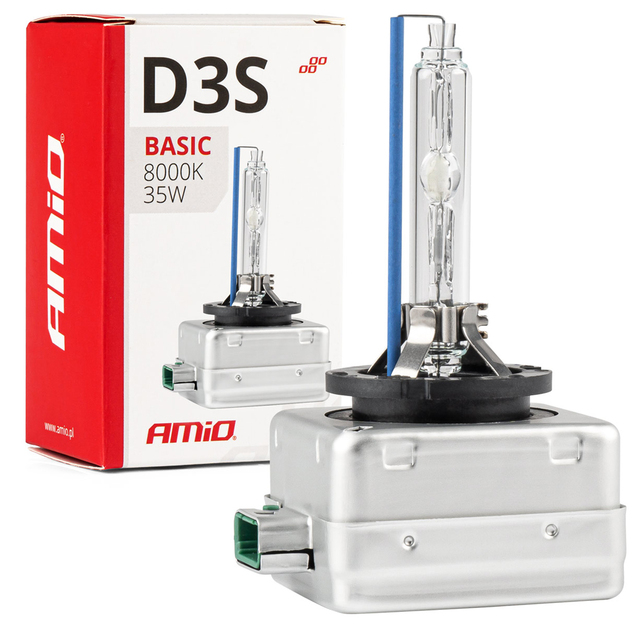 Amio - D3S 12V 8.000k 35W ΑΝΤΑΛΛΑΚΤΙΚΗ ΛΑΜΠΑ BASIC - 1 Τεμ. (02949/AM)