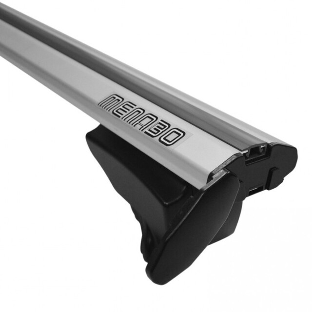 MENABO ΜΠΑΡΕΣ ΟΡΟΦΗΣ ΑΛΟΥΜΙΝΙΟΥ LINCE SILVER 120 cm ΣΕ ΑΣΗΜΙ ΧΡΩΜΑ ΓΙΑ DR 5.0 5 doors 2024> ΜΕ FLUSH RAILS - 2 ΤΕΜ. (8890/MB)