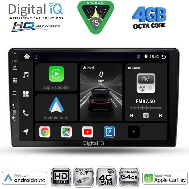 DIGITAL IQ BXK 19475A_CPAA (10inc) MULTIMEDIA TABLET for NISSAN XTRAIL mod. 2004-2007