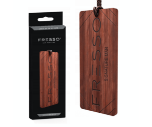 Fresso - Ξύλινο Κρεμαστό Αρωματικό Αυτοκινήτου Signature Man - 1 τεμ. (159860/FRE)