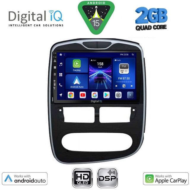 DIGITAL IQ BXC 3544_CPAA (10inc) MULTIMEDIA TABLET for RENAULT CLIO mod. 2012-2015