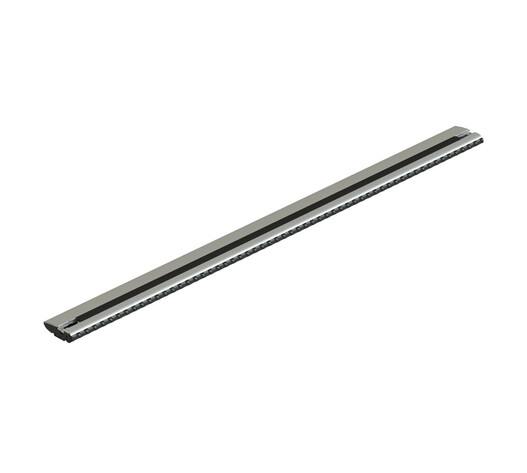 ΜΠΑΡΑ ΟΡΟΦΗΣ ΑΛΟΥΜΙΝΙΟΥ 124cm ΑΣΗΜΙ SILENZIO CX ORIGINE SYSTEM (STANDARD / FLUSH RAILING) NORDRIVE - 1 ΤΕΜ.