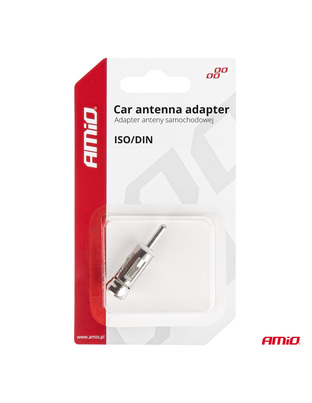 Amio - ΑΝΤΑΠΤΟΡΑΣ ΚΕΡΑΙΑΣ ISO>DIN - 1 ΤΕΜ. (03966/AM)