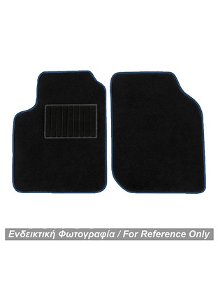 ΠΑΤΑΚΙΑ ΜΟΚΕΤΑ ΓΙΑ MERCEDES SMART 450 1998-2006 ΜΑΥΡΟ ΜΕ ΜΠΛΕ ΡΕΛΙ RACE AXION - 2 ΤΕΜ.