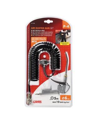 ΠΙΣΤΟΛΙ ΑΕΡΑ ΜΕΤΑΛΛΙΚΟ ΜΕ ΣΠΙΡΑΛ P-4 6mm 5m 10bar kg/cm2  ME ΣΥΝΔΕΣΜΟΣ ΑΕΡΑ M16