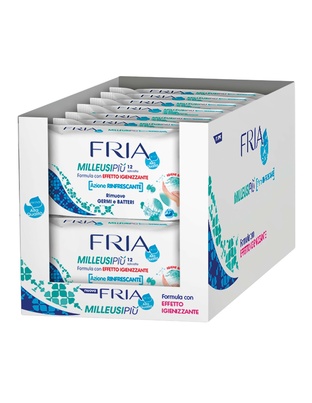 ΑΝΤΙΒΑΚΤΗΡΙΑΚΑ ΥΓΡΑ ΜΑΝΤΗΛΑΚΙΑ ΧΕΡΙΩΝ FRIA 12ΤΕΜ.