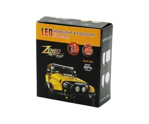 LED ΠΡΟΒΟΛΕΑΣ 27W ΣΤΡΟΓΓΥΛΟΣ AU-63122