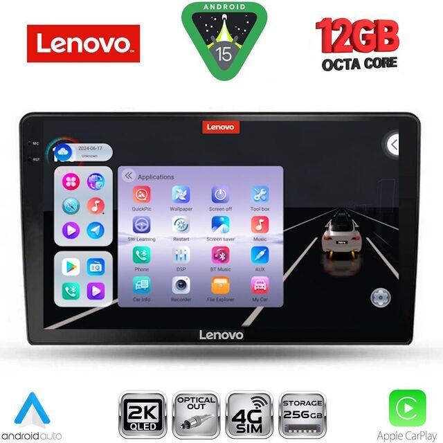 LENOVO SSZ 12324_CPA (CLIMA+A/C) (9inc) MULTIMEDIA TABLET for KIA SPORTAGE mod. 2004-2010