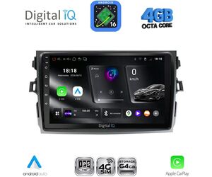 DIGITAL IQ RTG 6713_CPA (9inc) MULTIMEDIA TABLET for TOYOTA COROLLA 4D mod. 2006-2012