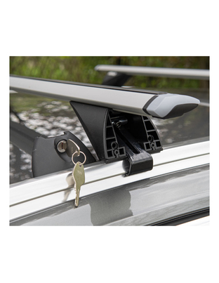 Amio - ΜΠΑΡΕΣ ΑΛΟΥΜΙΝΙΟΥ CRR-04 UNIVERSAL ΓΙΑ ΟΧΗΜΑΤΑ ME FLUSH RAILING 135cm - 2 ΤΕΜ. (03152/AM)