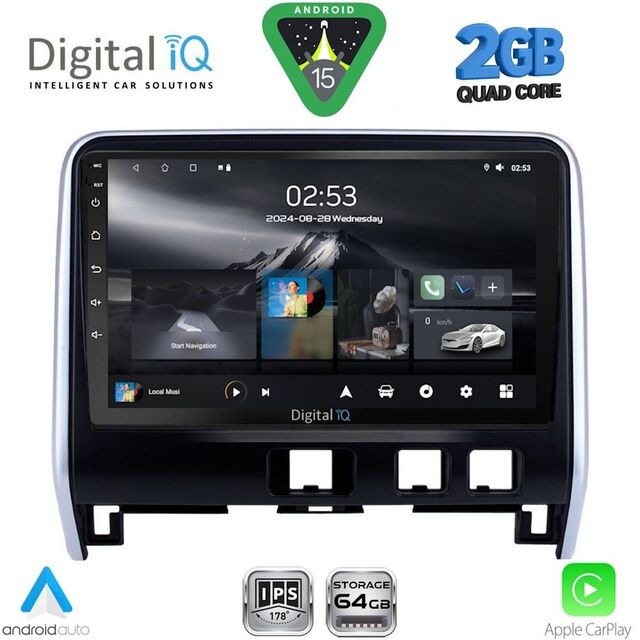 DIGITAL IQ RSD 1471_CPA (10inc) MULTIMEDIA TABLET for NISSAN SERENA mod. 2016-2026
